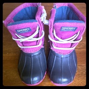 Sperry duck boots - toddler